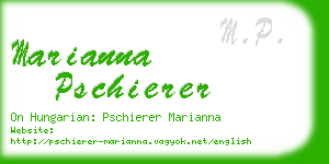marianna pschierer business card